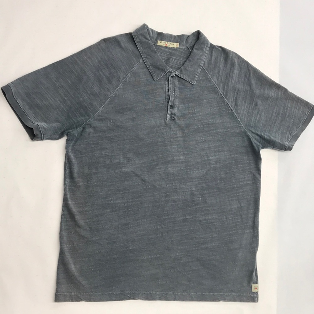 AGAVE Standard fit Jersey Polo, 100% Cotton, Excellent Condition,Gray, SIZE XL.